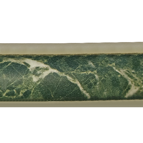 Плінтус круглий Н=30 L=4000, зел.мармур