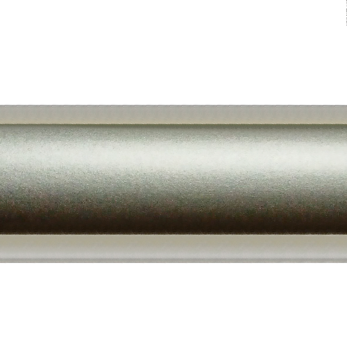 Плінтус круглий H=30 L=4000, алюм.пласт