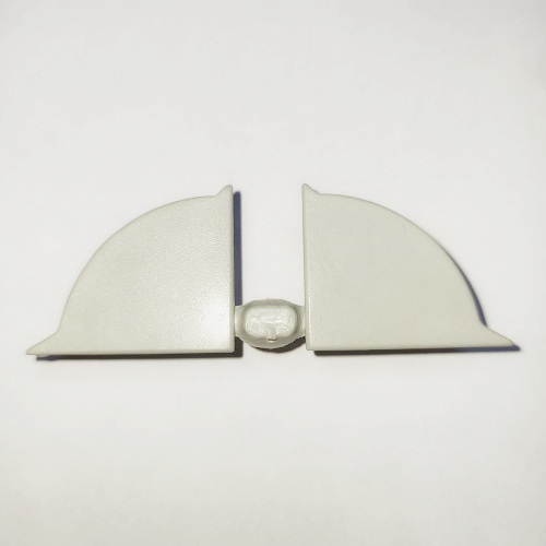 Заглушка до плінтусу кругл. Н=30 (лів+прав), сірий