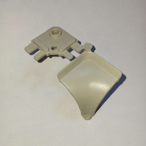 Кут внутрішній 90 до плінтусу кругл. Н=30, сірий