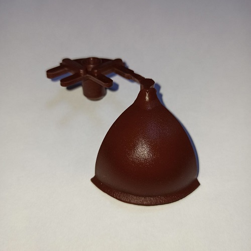 Кут зовнішній 90 до плінтусу кругл. Н=30, коричневий