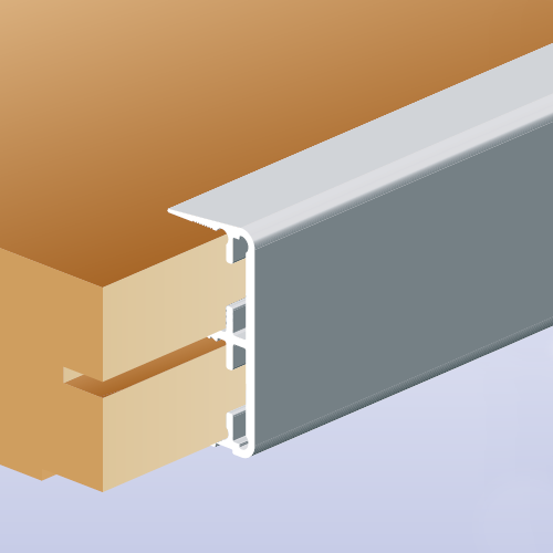 Профіль одинарний Н=41.8 L=4060 алюм.