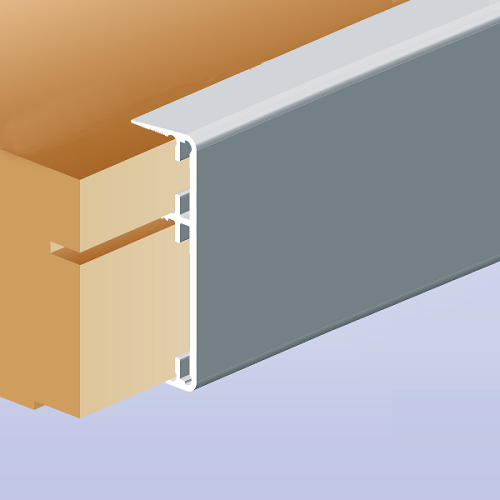 Профіль одинарний Н=62.2 L=4060 алюм.