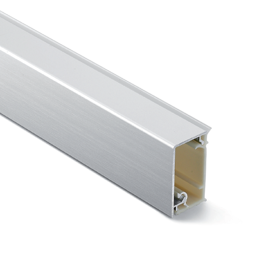 Плінтус прямокутний Н=40 L=4000, алюміній анодований