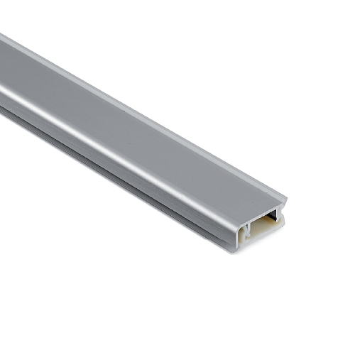 Плінтус прямокутний Н=10 L=4000, алюміній анодований