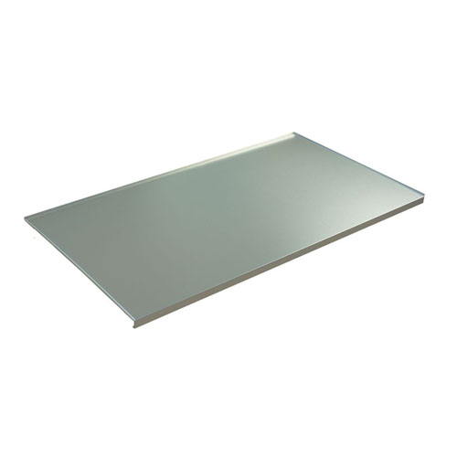 Піддон алюм. L= 900 гладкий з ущільнювачем (Scilm) глибина 500