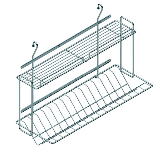 S Сушка на релінг хром блиск.без піддона