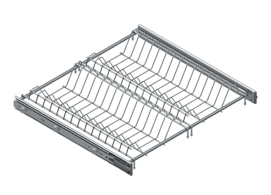 S Сушка 600 висув. хром блиск. без піддона