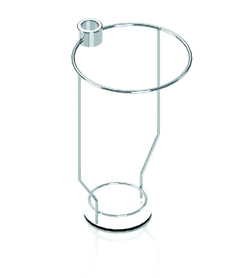 S Утримувач д/парасольок (д/труби д=50 ) хром блиск.