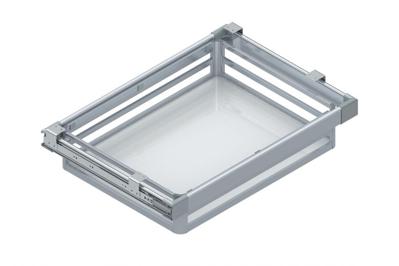 S Полиця д/білизни 700 алюм.(верх.кріпл.)