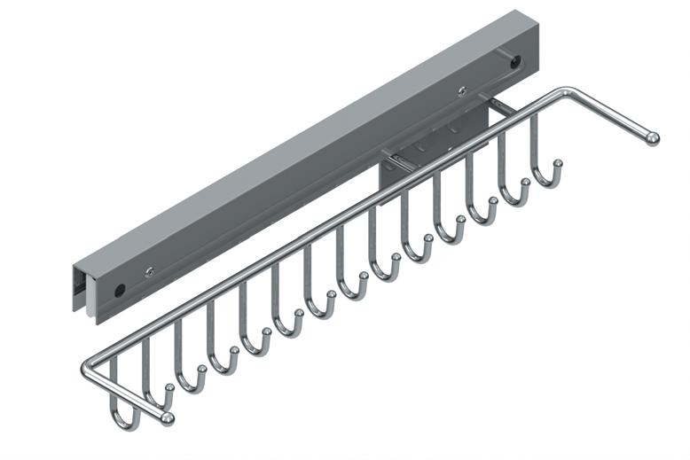 S Вішалка д/ременів ліва хром блиск.