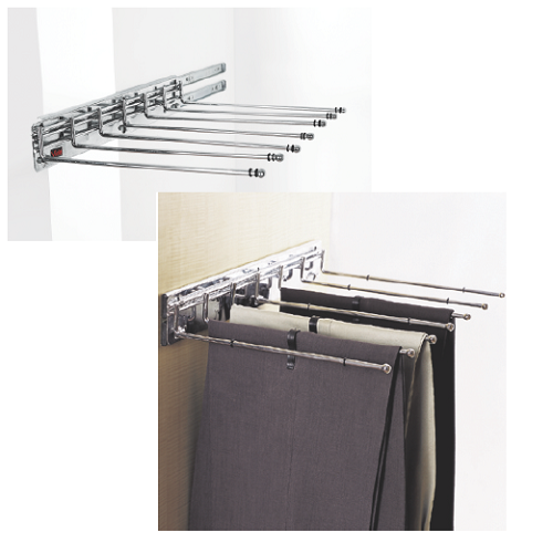 В Вішалка д/брюк бічна висувна