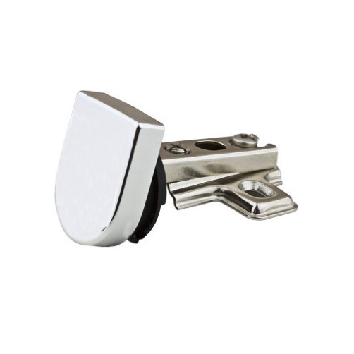 Завіса д/скла накл.з монтажною планкою- хром