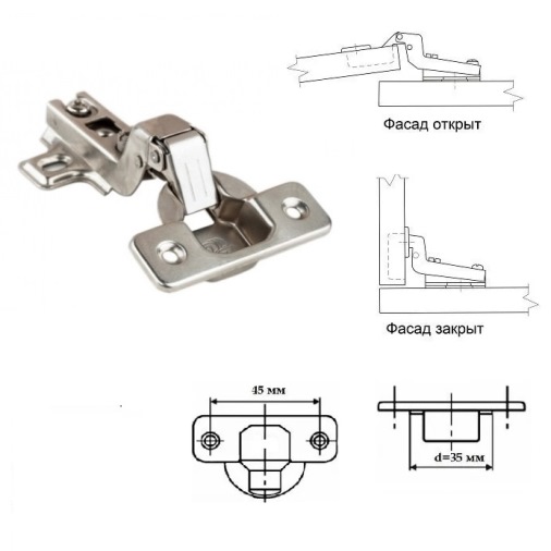 Завіса внутрішня з монтажною планкою