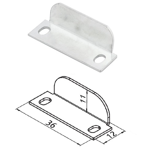 Відповідна планка до замка д/ДСП