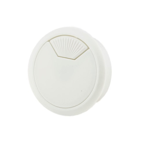 Заглушка під дроти d=60 білий