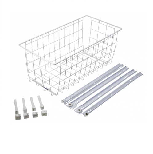 Кошик висувний 100 х 500 - білий