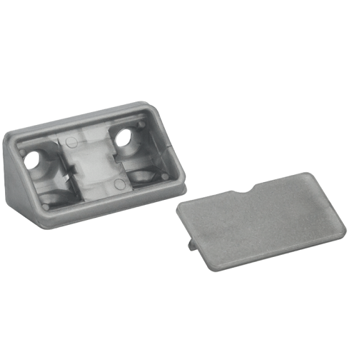 Куточок подвійний сірий темний