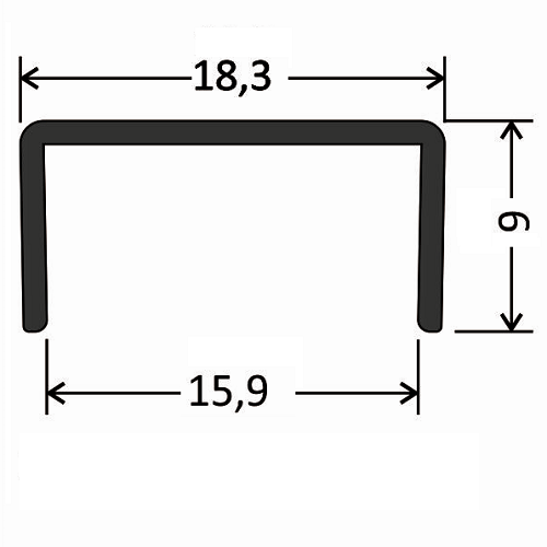 Е Планка С-16 (алюміній) L=5м