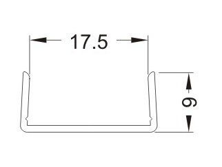 Е Планка С-18 (алюміній) L=5м