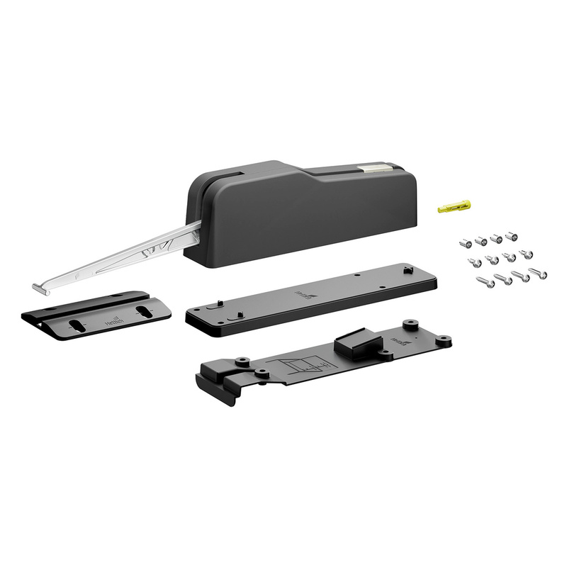 Механізм Pull to move Silent для WingLine, потужний, антрацит (9339587) Hettich