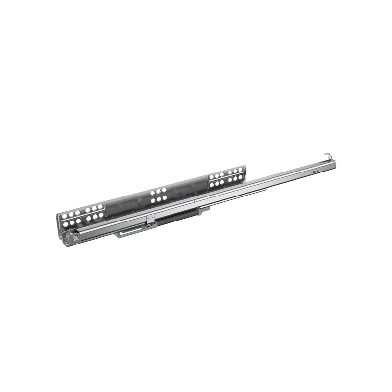 Напрямна Quadro 25 2D ч/в з демпфером Silent System, L-400 мм, EB21, 25 кг, ліва (9318531) Hettich