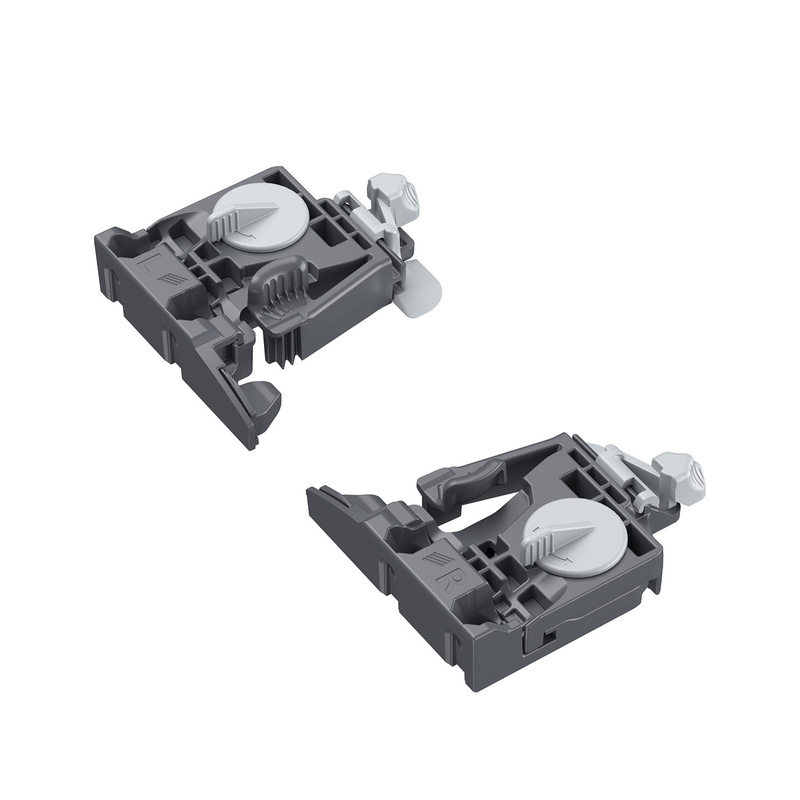 Фіксатори з регулюванням 2D, лівий та правий (9329164) Hettich