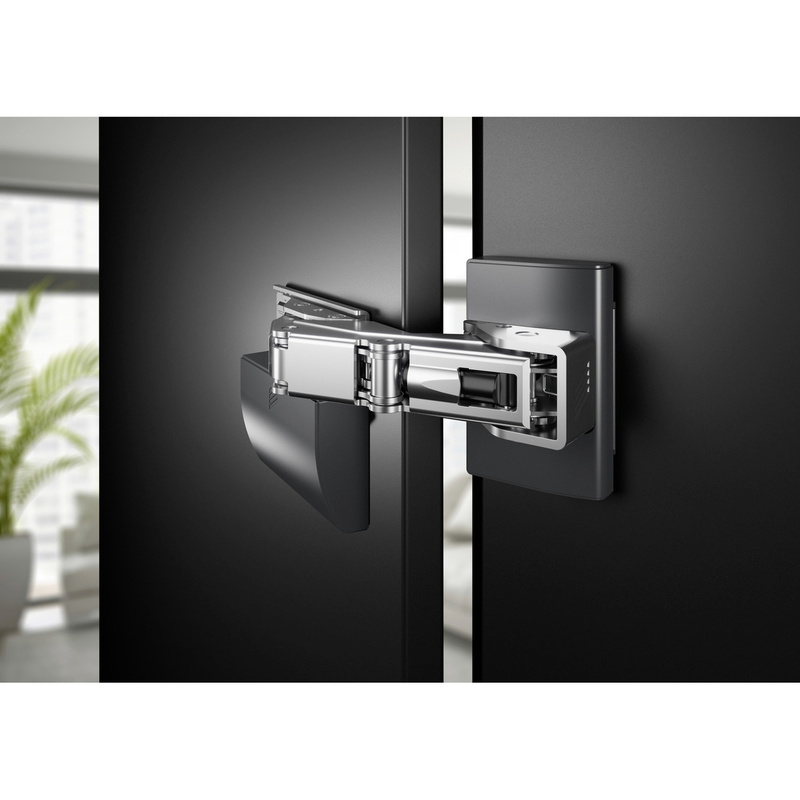 Допоміжна завіса Evisys без пружини, для корпусів вбудованих холодильників, кут 115° (9343488) Hettich